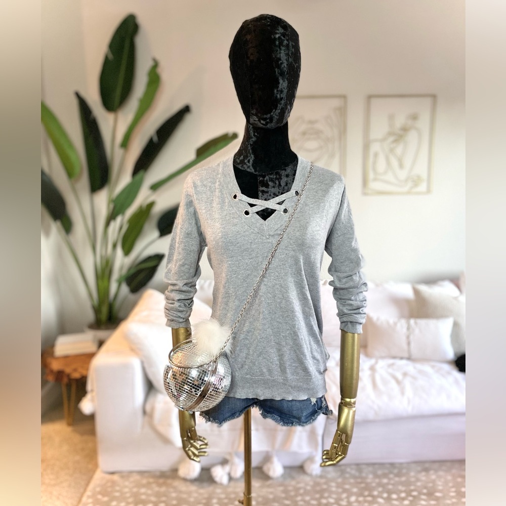 Michael Kors lace up sweater